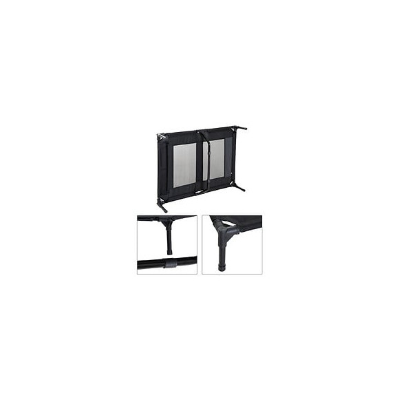 Lit Sur Pieds Pour Chien Chat Lit De Camp Animal 92l X 76l X 18h Cm Noir