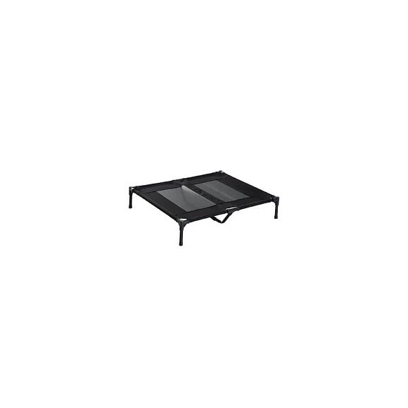 Lit Sur Pieds Pour Chien Chat Lit De Camp Animal 92l X 76l X 18h Cm Noir