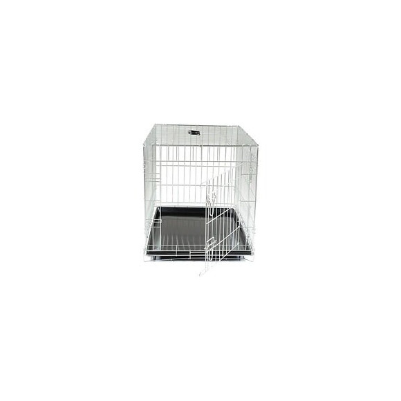 Vadigran Cage Metallique Pliable Classic - 91 X 61 X 66 Cm - Argent - Pour Chien