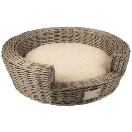 Europet Bernina Provence Panier Entree En Osier Avec Coussin Duvo+ - Marron - Pour Chien