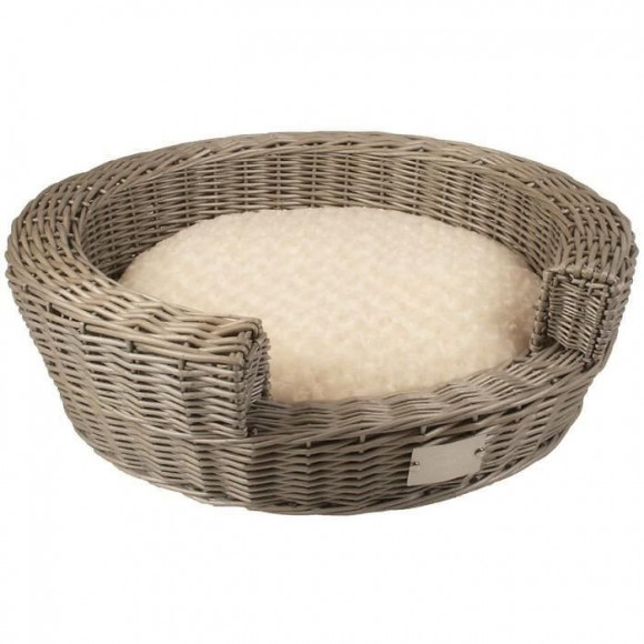 Europet Bernina Provence Panier Entree En Osier Avec Coussin Duvo+ - Marron - Pour Chien