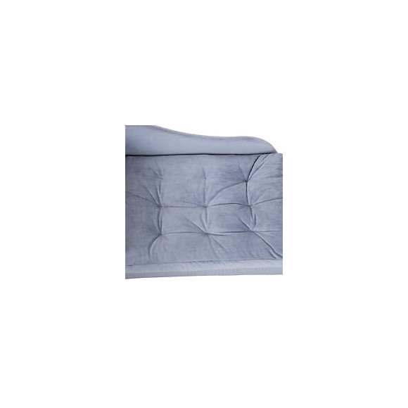 Canapé Chien Chat Sur Pied Avec Coffre De Rangement Style Moderne Coussin D'assise Amovible Grand Confort 76 X 45 X 41,5 Cm Bl