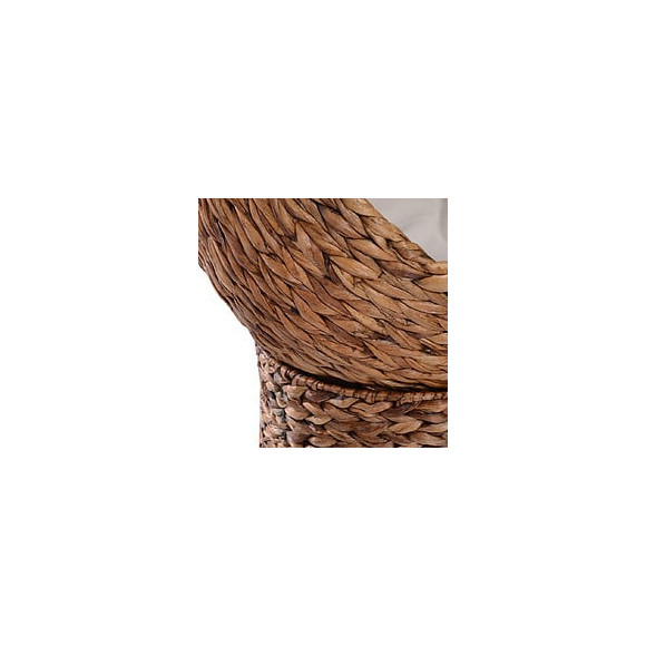 Panier Chat Lit Chat Cosy Grand Confort Dim. 42l X 33l X 52h Cm Coussin Moelleux Beige Inclus