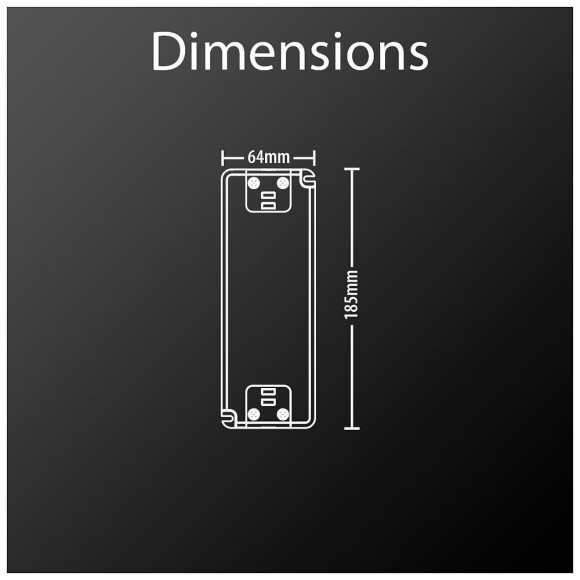 Transformateur 50w - 12v Dc
