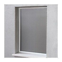 Moustiquaire Cadre Amovible Alu 100 Cm X 100 Cm Blanc