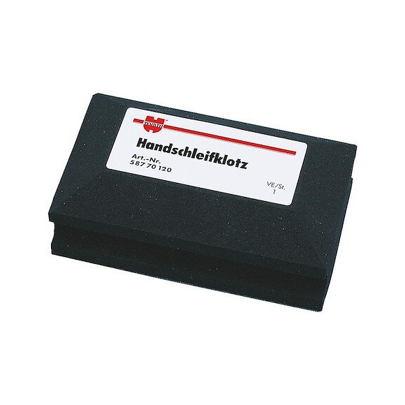 Bloc De Ponçage Manuel Auto Agrippant