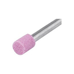 Meule Sur Tige, Corindon, Rose Forme A Grain 46 10x13 Gr 60