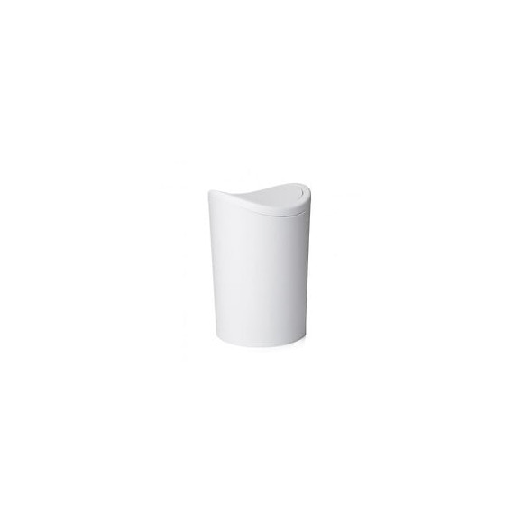 Seau De Salle De Bain Basculant Standard 6l Blanc Tatay