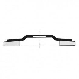 Disque Ségmenté, Zirconium, Top Line A Lamelles Zebra Gr 120