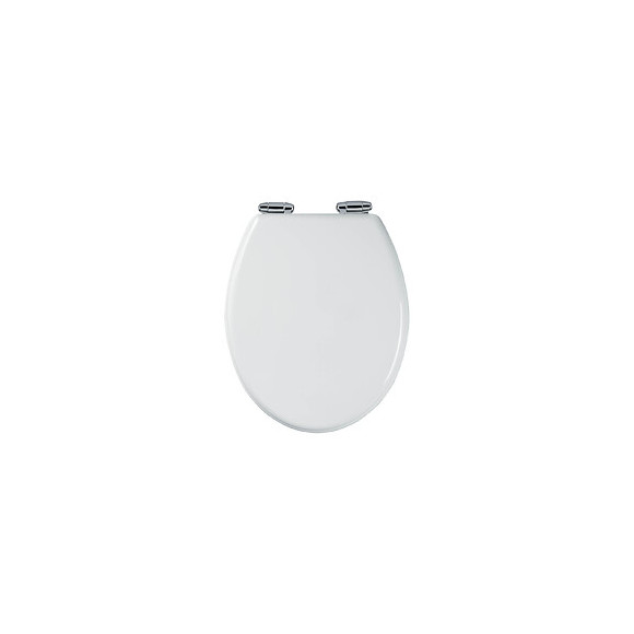 Abattant Wc - Mdf Et Double Frein De Chute - Soft White