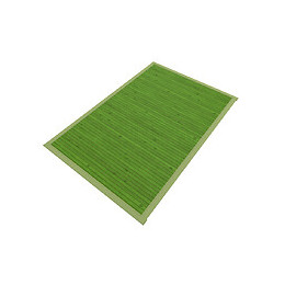 Tapis De Bain 80x50 Cm Antidérapant Et 100% Bambou - Cayenne Vert