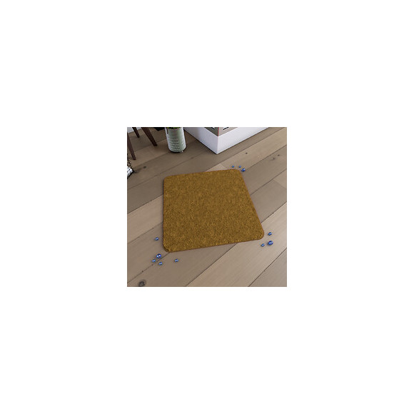 Tapis De Bain 60x60cm Antidérapant Et En Microfibre - Subtil Taupe