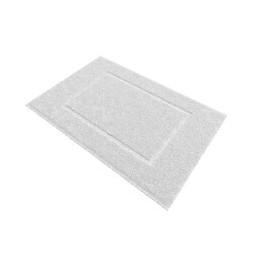 Tapis De Bain 60x90cm Antidérapant Et 100% Coton - Veloute Blanc