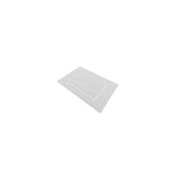 Tapis De Bain 60x90cm Antidérapant Et 100% Coton - Veloute Blanc