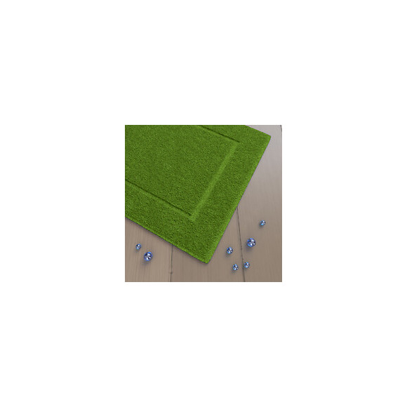 Tapis De Bain 60x90cm Antidérapant Et 100% Coton - Veloute Vert