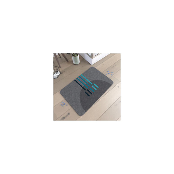 Tapis De Bain 90x60cm Antidérapant Et En Acrylique - Mondo Gris