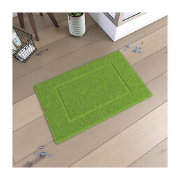 Tapis De Bain 60x90cm Antidérapant Et 100% Coton - Veloute Vert