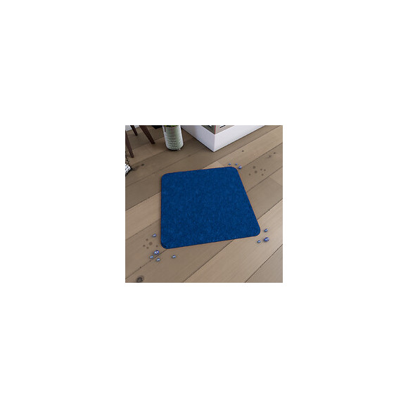Tapis De Bain 60x60cm Antidérapant Et En Microfibre - Subtil Bleu
