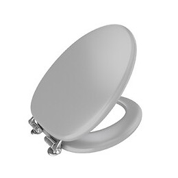 Abattant Wc - Mdf Et Double Frein De Chute - Soft Grey