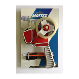 Mottez - Kit De Fermeture Composé De : 1 Marqueur Noir +  1 Cutter + 1 Rouleau Adhésif Et 1 Dérouleur Adhésif - B976s