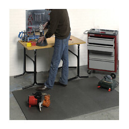 Mottez - Lot De 6 Tapis Mousse Idéals Pour Atelier Ou Garage - B516f