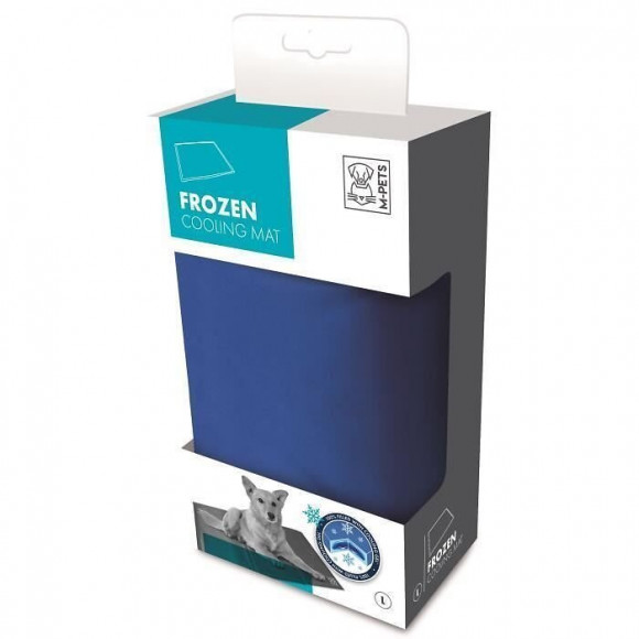 M-pets Tapis Rafraichissant Frozen L - 90x50cm - Bleu - Pour Chien