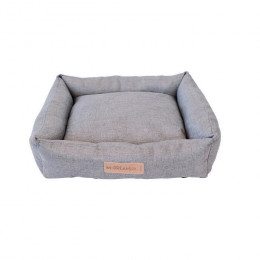 Mpets Panier Coussin Oleron - Pour Chien - S - Gris Clair