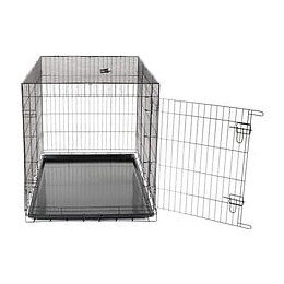 Vadigran Cage Metallique Pliable Classic - 122 X 79 X 86 Cm - Noir - Pour Chien