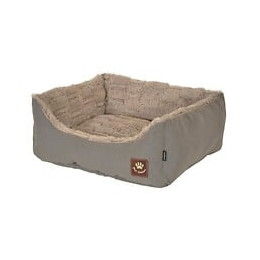 Vadigran Panier Asma - 60 X 48 Cm - Taupe Et Gris - Pour Chiens