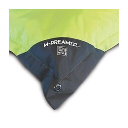 Mpets Coussin Dexterieur Natuna 100 Cm - Taille M - Vert Et Gris - Pour Chien