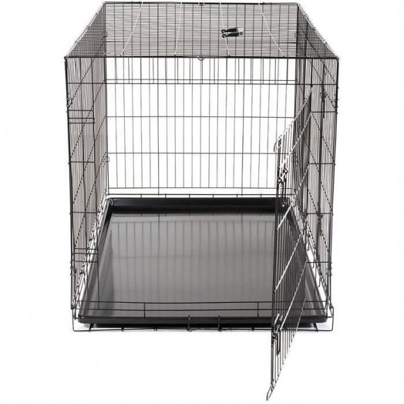 Vadigran Cage Metallique Pliable Classic - 122 X 79 X 86 Cm - Noir - Pour Chien