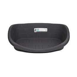 Mpets Corbeille Java En Plastique M - Gris - Pour Chien