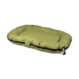 Duvo+ Coussin Poly Ovale Siesta Olive Vert - 120 X 80 X 10 Cm - 2,743 Kg - Pour Chien