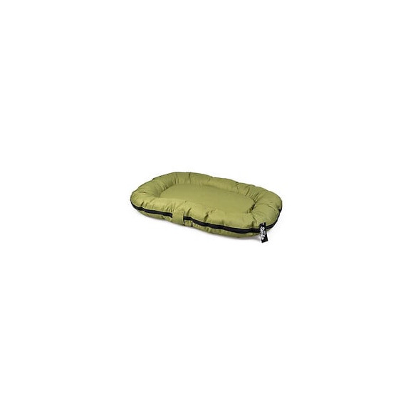Duvo+ Coussin Poly Ovale Siesta Olive Vert - 120 X 80 X 10 Cm - 2,743 Kg - Pour Chien