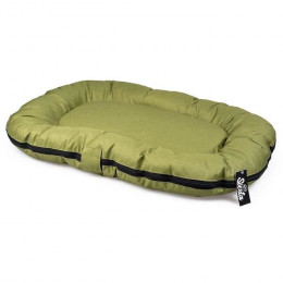 Duvo+ Coussin Poly Ovale Siesta Olive Vert - 120 X 80 X 10 Cm - 2,743 Kg - Pour Chien