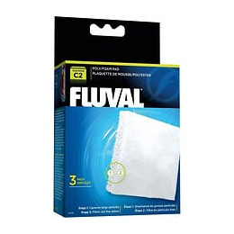 Fluval Plaquette Mousse/polyester C2,3unite - Pour Poisson