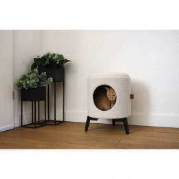 D+d Maison Jean - Blanc - 35 X 35 X 48 Cm - 3,75 Kg - Pour Chat