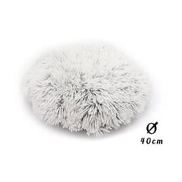 Aime Coussin Rond Fourrure S O 45 Cm - Blanc - Pour Chat Et Petit Chien