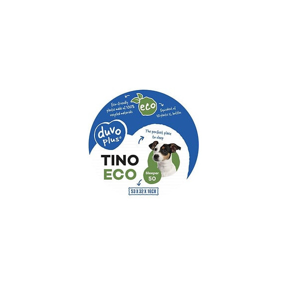 Europet Bernina Panier Ergonomique Sleeper Tino 50 Eco Duvo+ En Plastique - Noir - Pour Chien