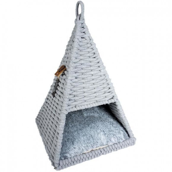 Europet Bernina Tipi Oyster En Corde Coton Duvo+ - Gris - Pour Chat