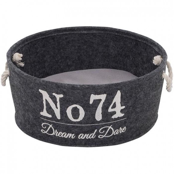 Europet Bernina Panier Felt Vat D+d - Gris - Pour Chien