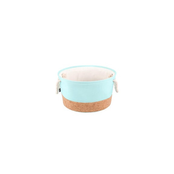 Laroy Duvo Panier Rond Guava Cork + Poly Pour Chiens Ou Chats - Taille L - 45 X 45 X 25 Cm - Vert