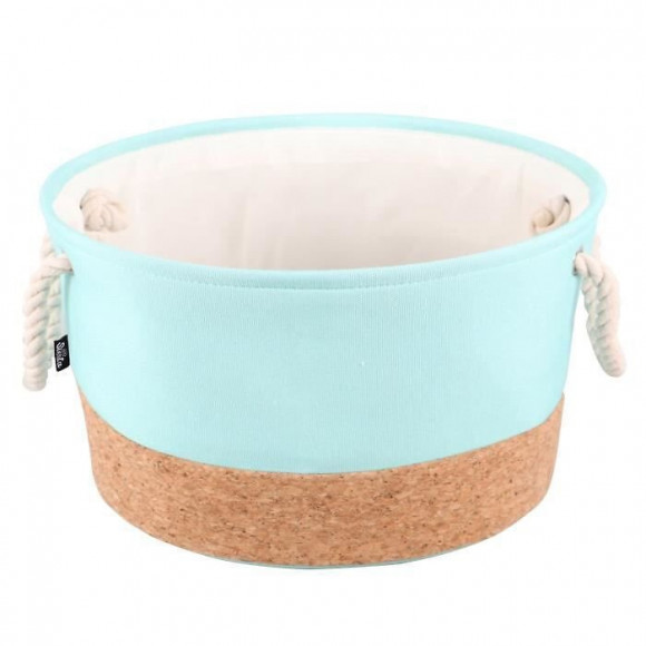 Laroy Duvo Panier Rond Guava Cork + Poly Pour Chiens Ou Chats - Taille L - 45 X 45 X 25 Cm - Vert