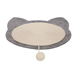 Trixie Matelas Griffoir En Feutre Junior - 40 X 35 Cm - Naturel Et Gris - Pour Chat