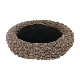 Europet Bernina Panier Espresso Ronde Corde Coton Duvo+ - Noir - Pour Chien