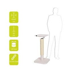 Ebi Griffoir Iwaki - 47 X 47 X 92 Cm - Blanc