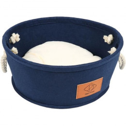 Europet Bernina Tonneau En Feutre D+d Et Chien - Bleu - Pour Chat