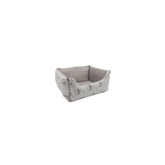 Aime Panier Pour Chat Et Petit Chien, En Fourrure, Panier Imprime Couchage Confort Doux Moelleux Pliable Reversible Taille S 48