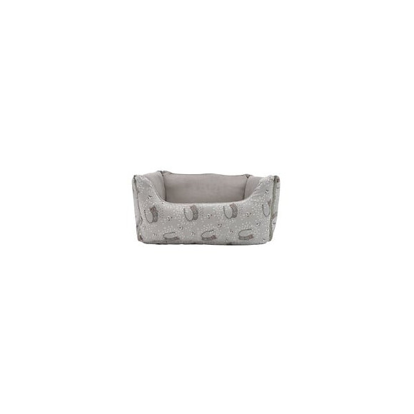 Aime Panier Pour Chat Et Petit Chien, En Fourrure, Panier Imprime Couchage Confort Doux Moelleux Pliable Reversible Taille S 48