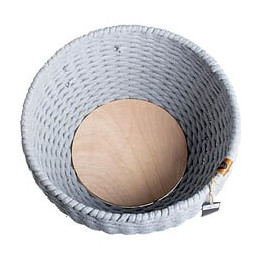 Europet Bernina Panier Oyster Ronde En Corde Coton Duvo+ - Gris - Pour Chat